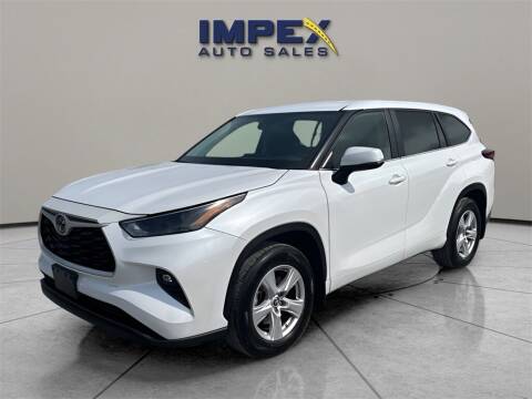 2023 Toyota Highlander for sale at Impex Auto Sales in Greensboro NC
