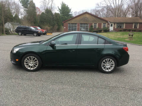 2014 Chevrolet Cruze for sale at Lou Rivers Used Cars in Palmer MA