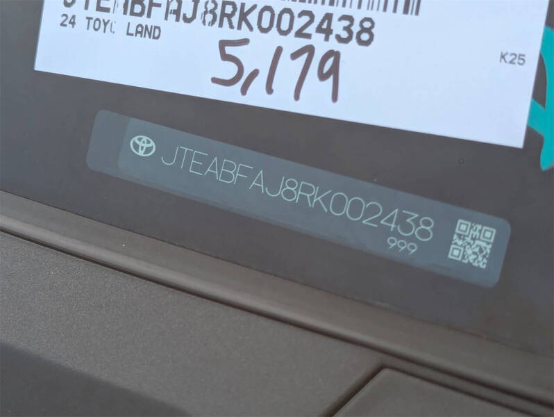 2024 Toyota Land Cruiser First Edition