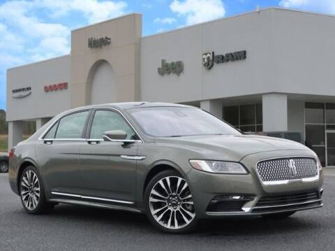 2017 Lincoln Continental for sale at Hayes Chrysler Dodge Jeep of Baldwin in Alto GA
