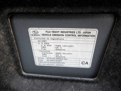 2013 Subaru XV Crosstrek 2.0i Limited