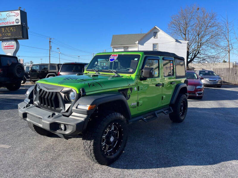 2018 Jeep Wrangler Unlimited for sale at South Hanover Auto Sales in Hanover PA