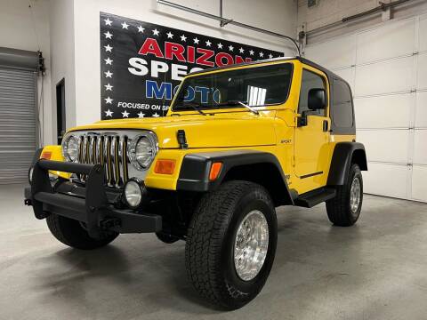 2003 Jeep Wrangler for sale at Arizona Specialty Motors in Tempe AZ