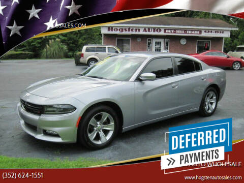 2016 Dodge Charger for sale at HOGSTEN AUTO WHOLESALE in Ocala FL