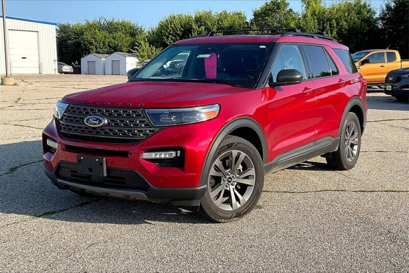Used 2021 Ford Explorer XLT with VIN 1FMSK8DHXMGC48072 for sale in Montevideo, Minnesota