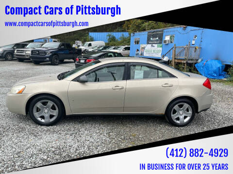 2009 Pontiac G6 for sale at Compact Cars of Pittsburgh in Pittsburgh PA
