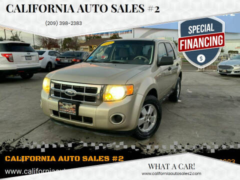 2012 Ford Escape for sale at CALIFORNIA AUTO SALES #2 in Livingston CA