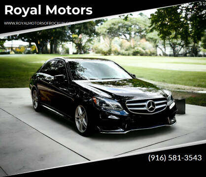 2014 Mercedes-Benz E-Class for sale at Royal Motors in Rocklin CA