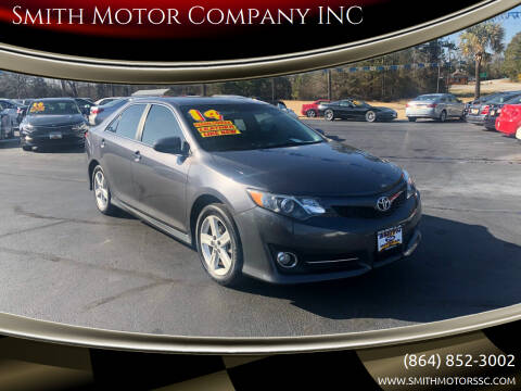 2014 Toyota Camry for sale at Smith Motor Company INC in Mc Cormick SC