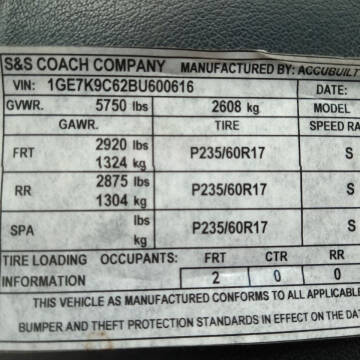 2011 Cadillac DTS Pro Coachbuilder Limo