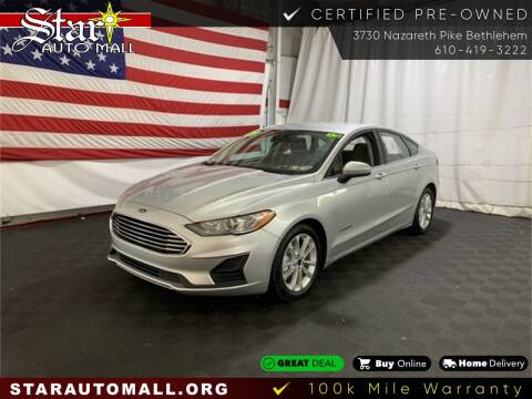 2019 Ford Fusion Hybrid for sale at Star Auto Mall in Bethlehem PA