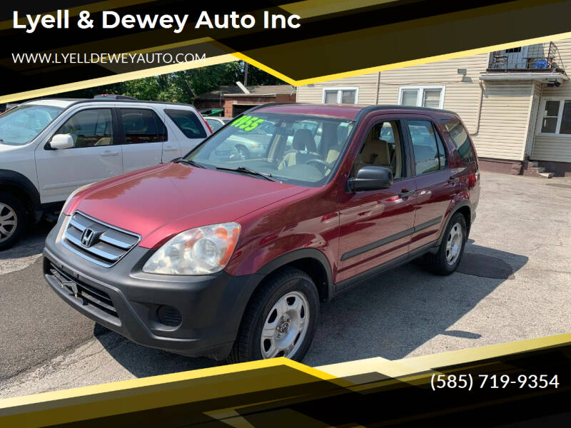 2006 Honda CR-V for sale at Lyell & Dewey Auto Inc in Rochester NY