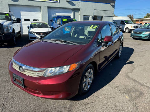 2012 Honda Civic for sale at Ponce's Auto Sales in Bensalem PA