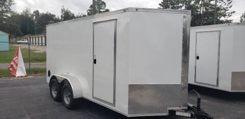 2022 Nation Craft 7 x 14 TA 2 White for sale at Grizzly Trailers - Trailers For Order in Fitzgerald GA