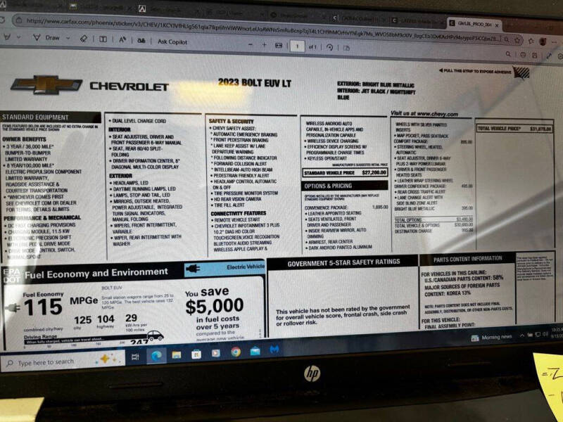 2023 Chevrolet Bolt EUV LT