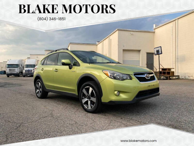 2014 Subaru XV Crosstrek for sale at Blake Motors in Henrico VA