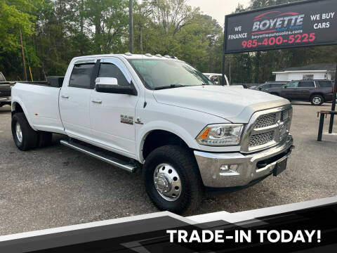 2018 RAM 3500 for sale at Boyette Auto Sales in Covington LA