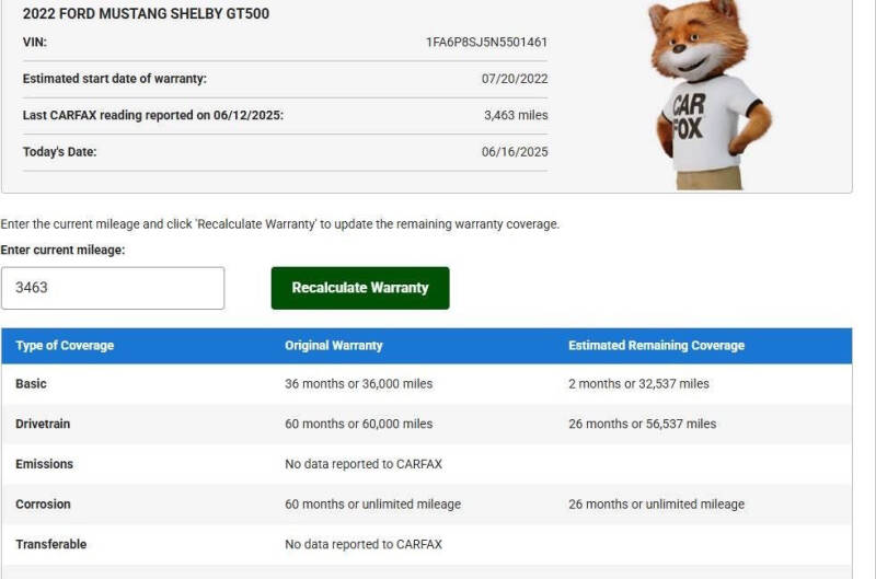 2022 Ford Mustang Shelby GT500
