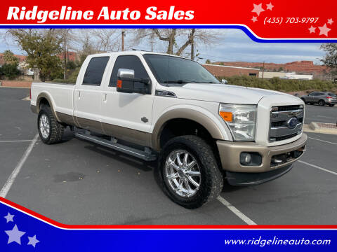 2012 Ford F-350 Super Duty for sale at Ridgeline Auto Sales in Saint George UT