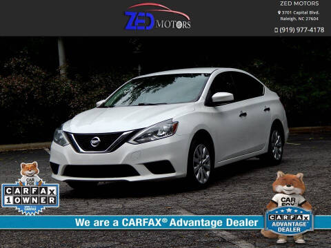 2017 Nissan Sentra for sale at Zed Motors in Raleigh NC