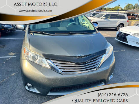 2012 Toyota Sienna for sale at ASSET MOTORS LLC in Westerville OH