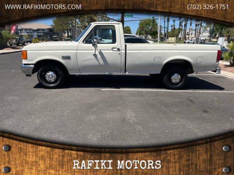 1990 Ford F-150 for sale at RAFIKI MOTORS in Henderson NV