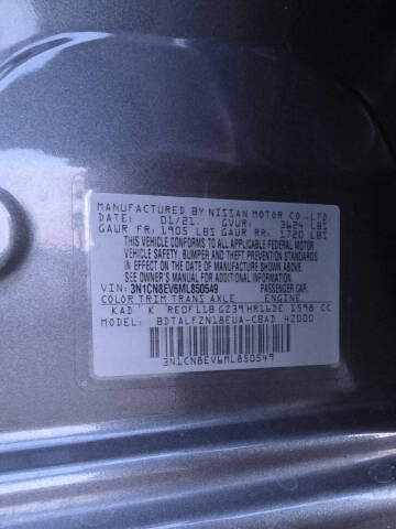 2021 Nissan Versa SV