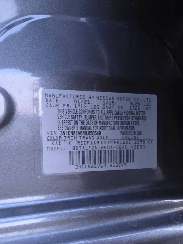 2021 Nissan Versa SV