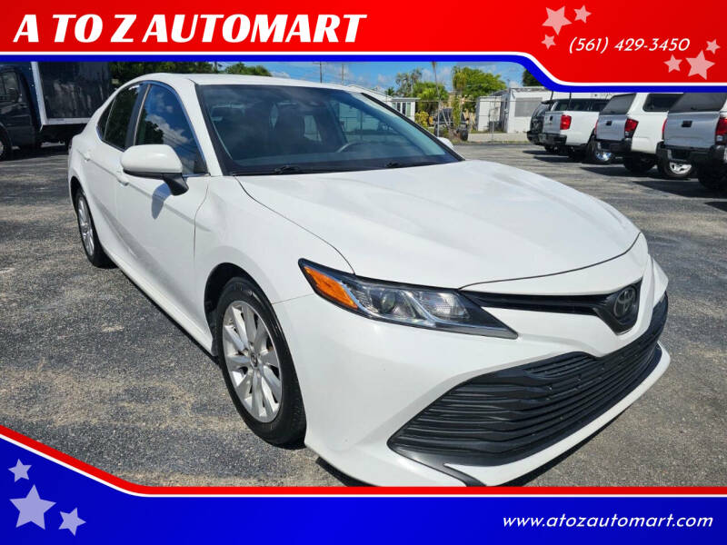 2019 Toyota Camry for sale at A TO Z  AUTOMART - A TO Z AUTOMART in West Palm Beach FL