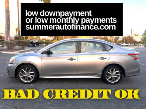 2014 Nissan Sentra for sale at SUMMER AUTO FINANCE in Costa Mesa CA
