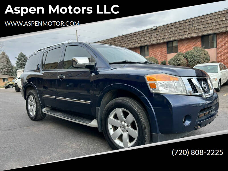 2010 Nissan Armada for sale at Aspen Motors LLC in Denver CO