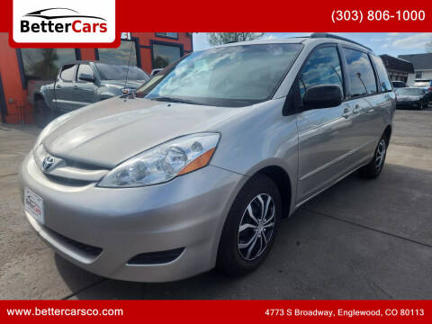 2007 Toyota Sienna for sale at Better Cars in Englewood CO