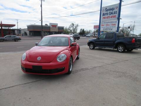 2012 Volkswagen Beetle for sale at Springs Auto Sales in Colorado Springs CO