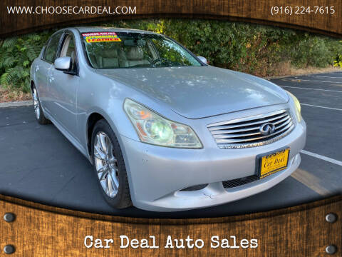 2008 Infiniti G35 for sale at Car Deal Auto Sales in Sacramento CA