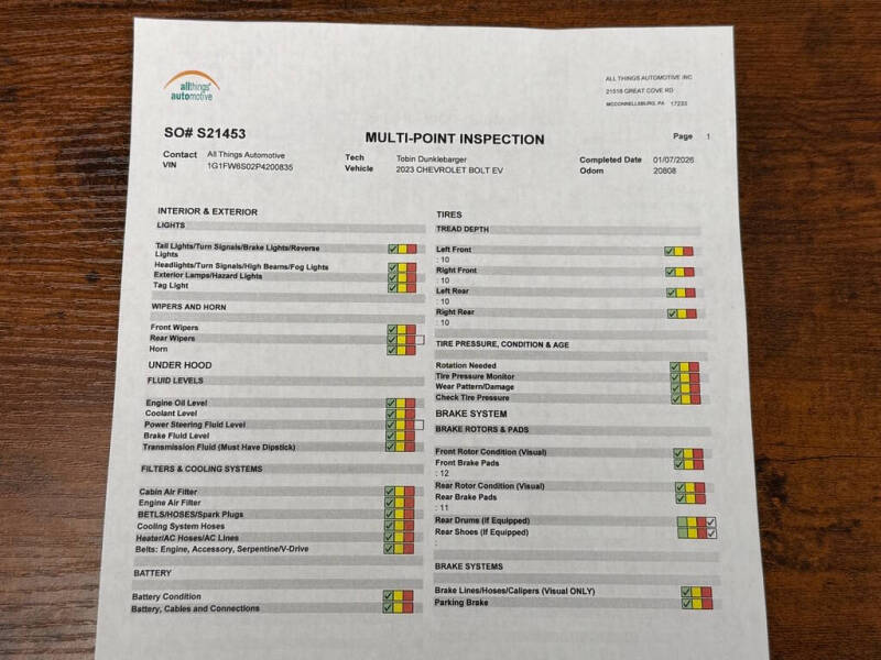 2023 Chevrolet Bolt EV 1LT