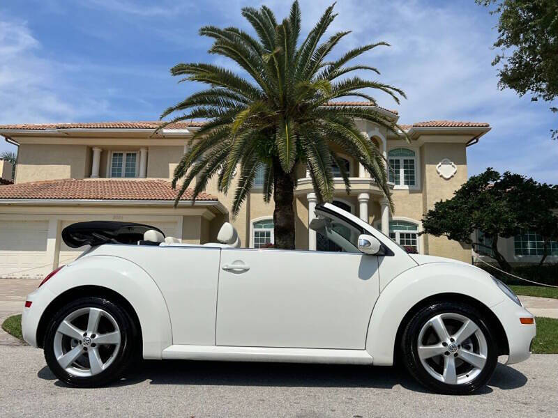 2007 Volkswagen New Beetle Convertible for sale at B2 AUTO SALES in Pompano Beach, FL