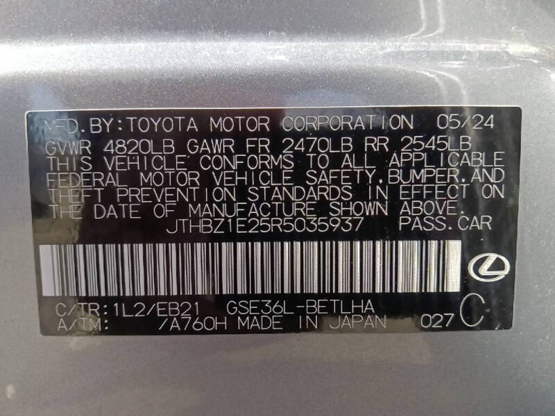 2024 Lexus IS 350 F SPORT Design