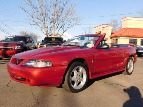 1996 Ford Mustang SVT Cobra for sale at Delaware Auto Sales in Delaware OH