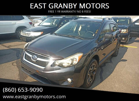 2013 Subaru XV Crosstrek for sale at EAST GRANBY MOTORS in East Granby CT
