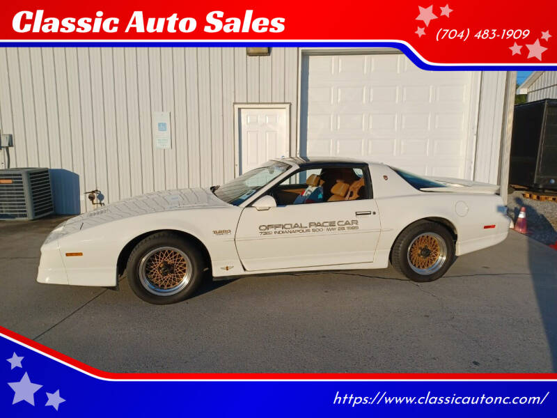 1989 Pontiac Firebird for sale at Classic Auto Sales in Maiden NC