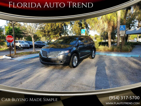 2013 Lincoln MKX for sale at Florida Auto Trend in Plantation FL