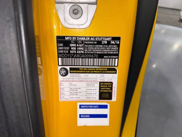 2016 Mercedes-Benz AMG GT S