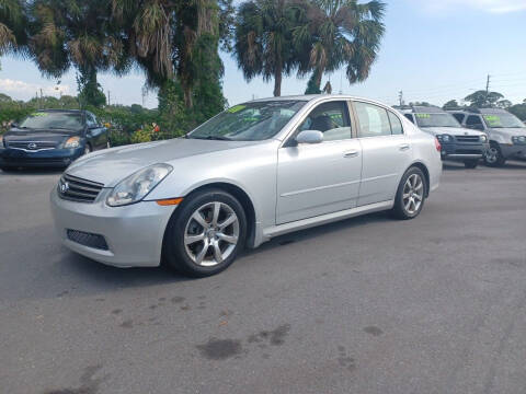 2006 Infiniti G35 for sale at QUALITY AUTO SALES OF FLORIDA in New Port Richey FL