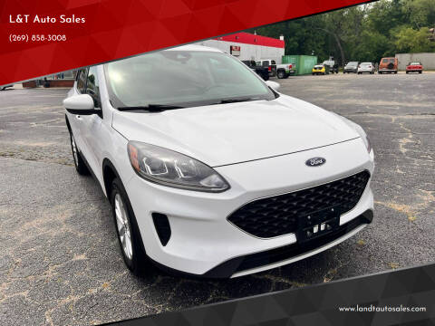 2021 Ford Escape for sale at L&T Auto Sales in Three Rivers MI