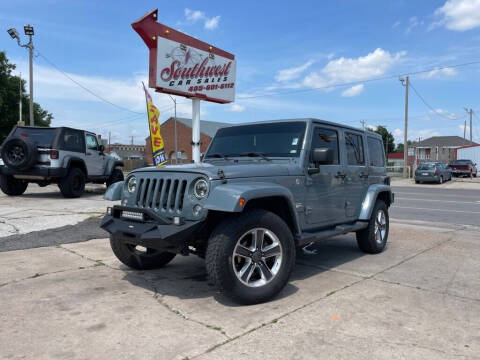 2015 Jeep Wrangler Unlimited for sale at Southwest Car Sales in Oklahoma City OK