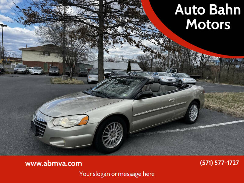 2005 Chrysler Sebring for sale at Auto Bahn Motors in Winchester VA