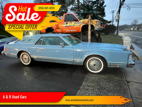 1978 Lincoln Mark V for sale at A & R Used Cars in Clayton NJ
