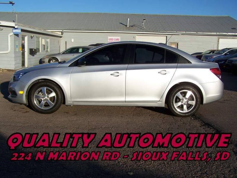 2015 Chevrolet Cruze for sale at Quality Automotive in Sioux Falls SD