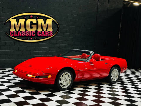 1995 Chevrolet Corvette for sale at MGM CLASSIC CARS in Addison IL