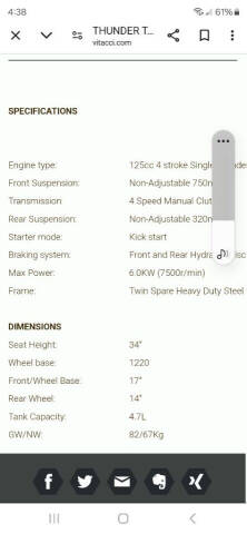 2023 APOLLO DB-125 OFF ROAD